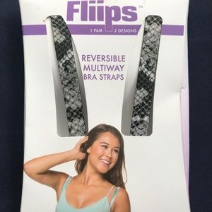 Snake Print Reversible Bra Straps